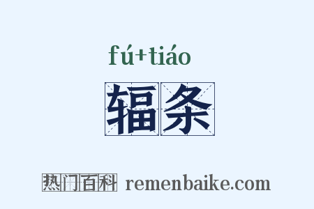 辐条是什么意思的图片